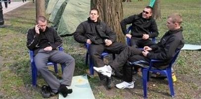 Ребята из Донецка у Верховной Рады, фото АР