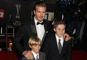 Бекс с сыновьями, фото Getty Images