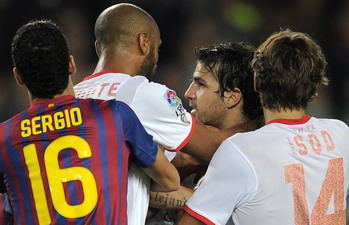 Сеск - Кануте: слышь, ты...дылда бородатая! Getty images