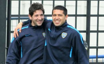 Орьон и Рикельме, фото Ole