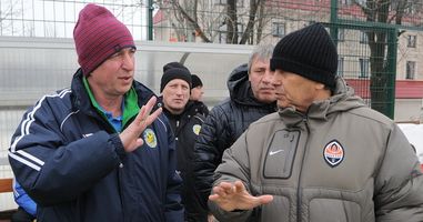 Сергей Шевченко (слева) и Мирча Луческу, фото ФК Шахтер