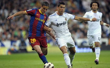 Афеллай в матче с Реалом, Getty images