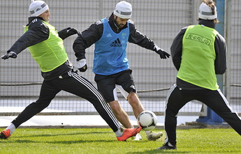 Снова за работу, фото ФК Анжи