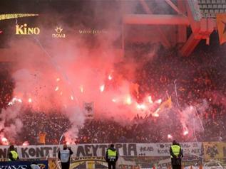 Болельщики ПАО зажигают, eurosport.com