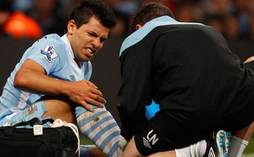 Травма Агуэро, фото PA