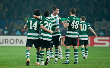 Футболисты Спортинга, фото Дмитрий Неймырок, Football.ua