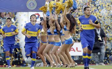 Выходить на поле игрокам Боки всегда приятно, фото Ole