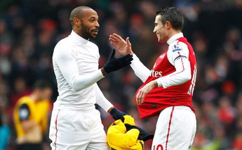 Тьерри Анри и Робин ван Перси, Getty Images