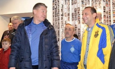 Олег Блохин на открытии музея, fcdynamo.kiev.ua