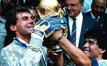 Пумпидо с Кубком мира в 1986 году, elmundo.es