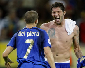 Дель Пьеро и Матерацци, fourfourtwo.com