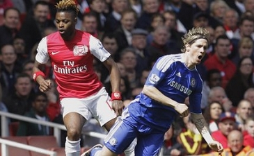 Алекс Сонг и Фернандо Торрес, bbc.co.uk