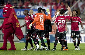 Мальорка празднует победу, Getty images