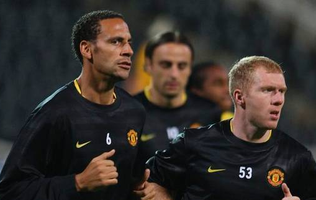 Фердинанд и Скоулз, фото mirrorfootball.co.uk