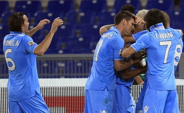 Радость игроков Наполи, Getty Images