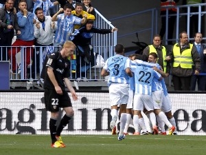 Малага празднует успех, фото marca.com