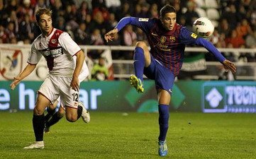 Афеллай в матче с Райо Вальекано,Getty images