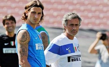 Ибрахимович и Моуриньо, фото us.24h.com.vn