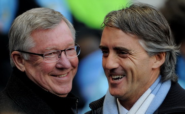 Алекс Фергюсон и Роберто Манчини, Getty Images