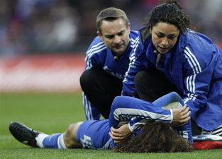 Травмированный Давид Луис, Getty Images