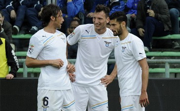 Радость игроков Лацио, getty images