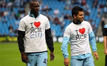 Балотелли и Агуэро, Getty Images