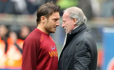 Тотти и Сабатини, фото corrieredellosport.it