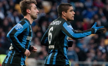 Лео Матос (справа) оформил дубль, фото Football.ua