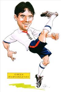Оуэн Харгривз, иллюстрация sportcartoons.co.uk