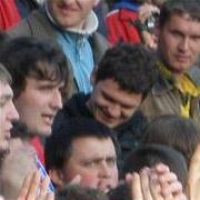 Тарас Михалик на трибуне, фото сайта white-blue.kiev.ua