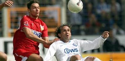 Дельпьер против Гекаса, фото kicker.de