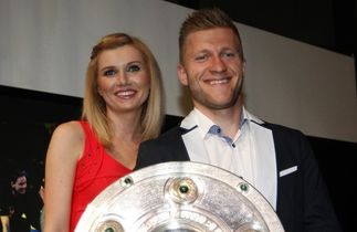 Блащиковски с женой, фото Getty Images