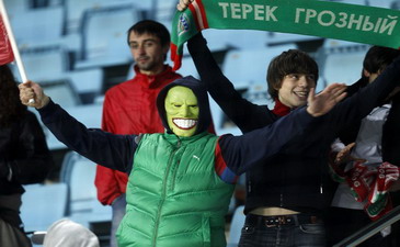 Болельщики Терека, фото: Сергей Дроняев