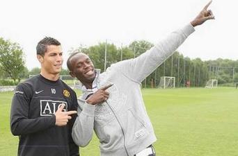 Роналду и Болт, Getty Images