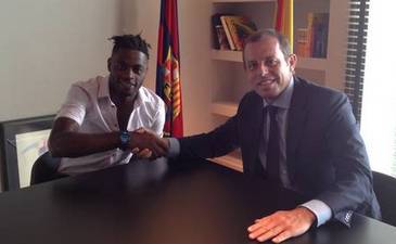 Александр Сонг и Сандро Росель, fcbarcelona.com