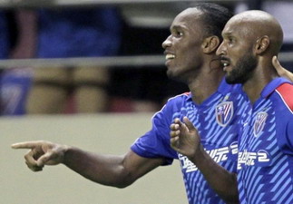 Дрогба и Анелька, Getty images