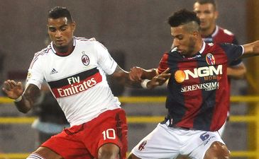 Боатенг во вчерашнем матче против Болоньи, фото zimbio.com