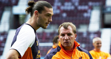 Энди Кэрролл и Брендан Роджерс, skysports.com