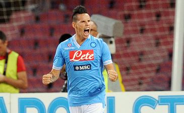 Марек Хамшик вывел Наполи вперед, фото Getty Images