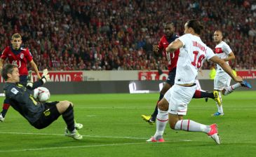 Златан открывает счет, фото psg.fr