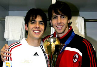 Кака и Дигао, фото globo.com