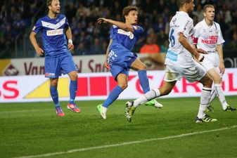 Воссен несколько раз был близок к голу, krcgenk.be