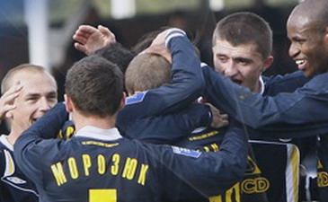 Металлург празднует победу, metallurg.donetsk.ua