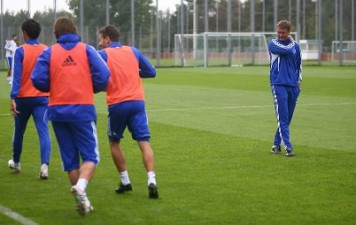 Хацкевич занимался наравне с игроками, fcdynamo.kiev.ua