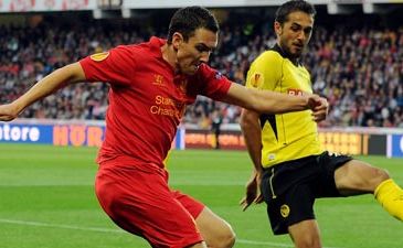 Даунинг в матче против Янг Бойза, Getty Images