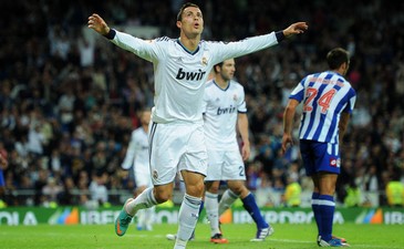 Криштиану Роналду празднует хет-трик и победу Реала, Getty Images