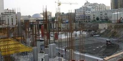 Стройка перед НСК 