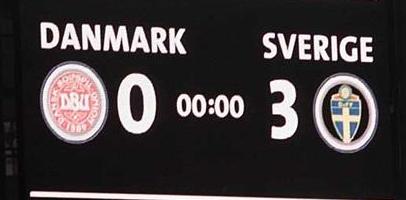 Швеция получила три очка