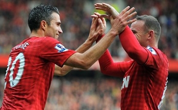 Ван Перси и Руни, bbc.co.uk