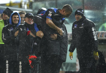 Кармона празднует победный гол, Getty Images